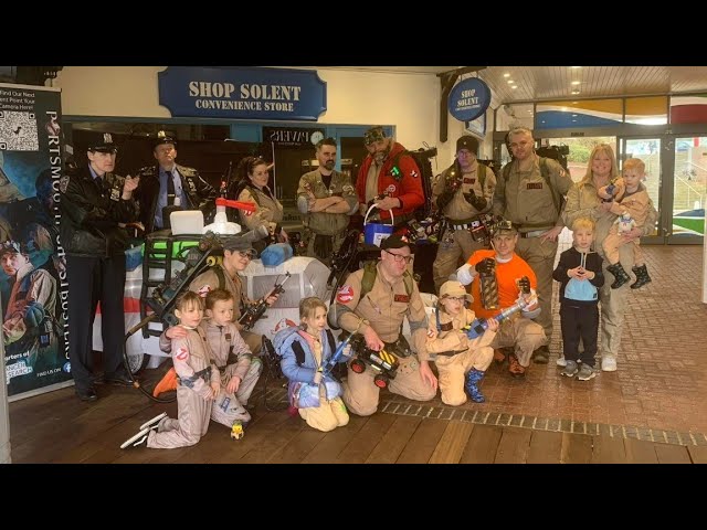Ghostbusters at Port Solent for Cancer Research UK