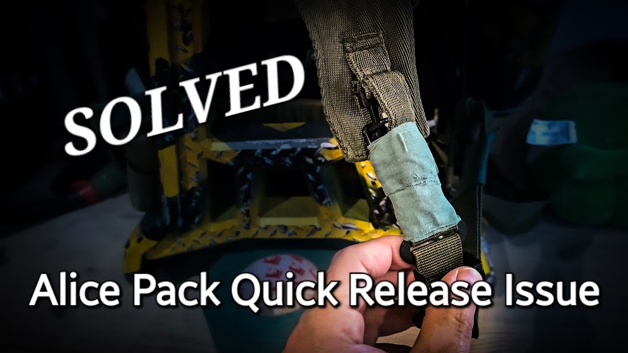 SOLVED - Alice Pack Strap Quick Release Coming Undone!